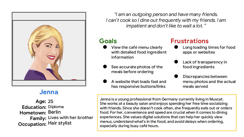 Jenna Persona [Cloud Cafe Website]